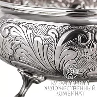 Конфетница серебряная 925 пробы