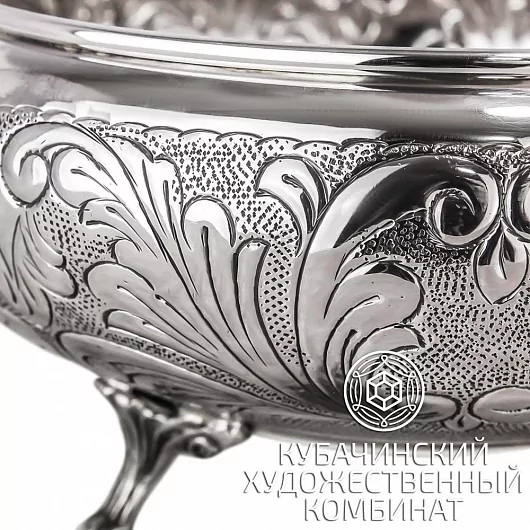 Конфетница серебряная 925 пробы