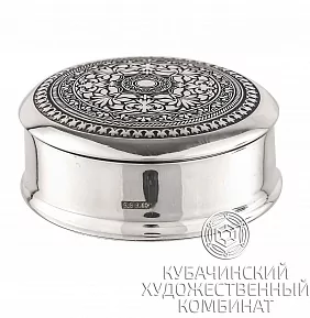 Таблетница из серебра
