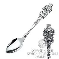 Ложка чайная "Башня" из серебра