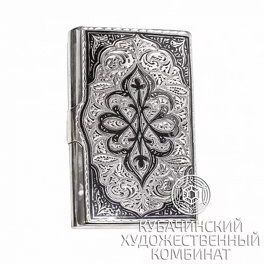 Визитница из серебра
