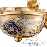 Менажница из серебра