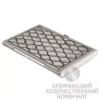 Визитница из серебра