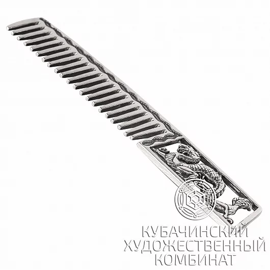 Расческа из серебра 925 пробы