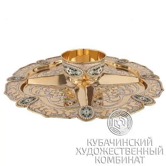 Менажница из серебра
