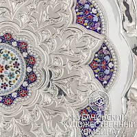 Поднос из серебра