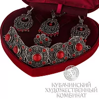Комплект украшений из серебра