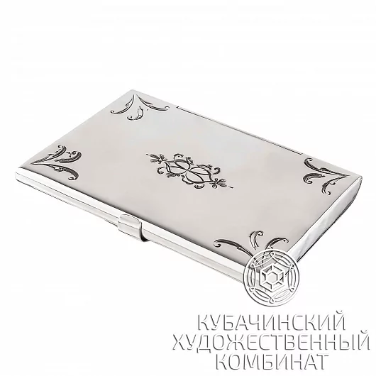 Визитница из серебра