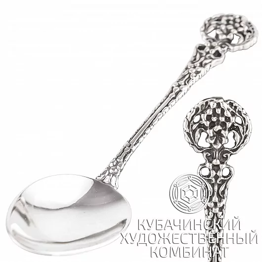 Ложка кофейная из серебра 925 пробы