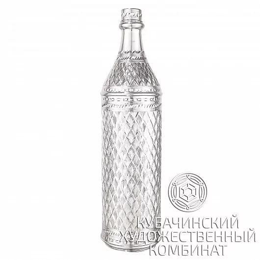 Бутылка из серебра 925 пробы на 650 мл