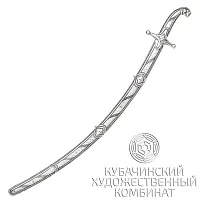 Сабля из серебра