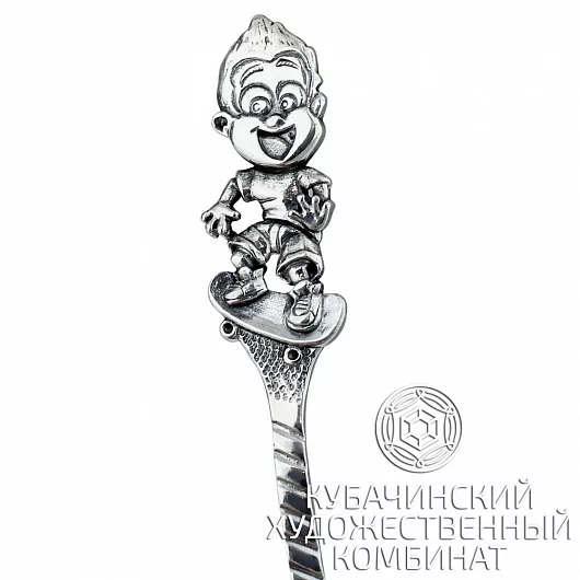 Ложка чайная "Малыш" из серебра