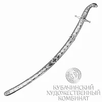 Сабля из серебра