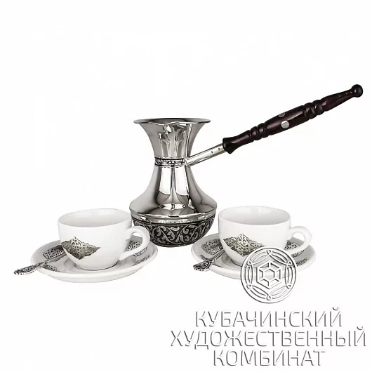 Кофейный набор из серебра на 350 мл