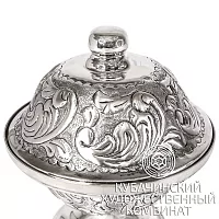 Икорница из серебра 925 пробы на 115 мл