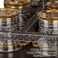 Набор "Завод" из серебра для алкоголя