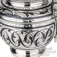 Сахарница  серебряная 