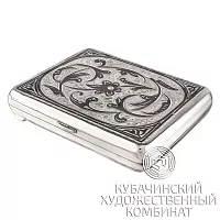 Портсигар из серебра