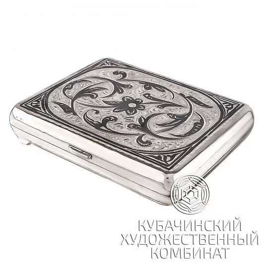 Портсигар из серебра