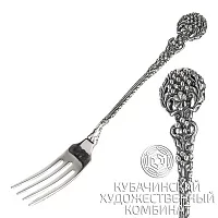 Вилка из серебра 925 пробы