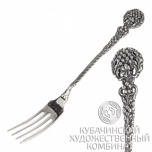 Вилка из серебра 925 пробы