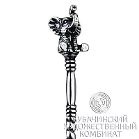 Ложка чайная "Слон" из серебра