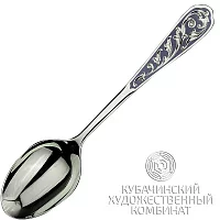 Ложка чайная с чернью