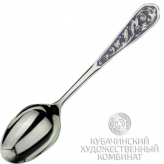 Ложка чайная с чернью
