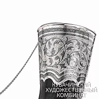Рог из серебра на 750 мл
