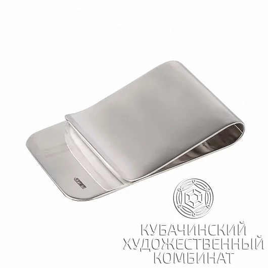 Зажим для денег из серебра