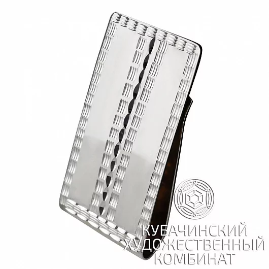 Зажим для денег из серебра
