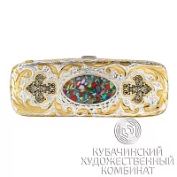 Футляр серебряный для очков 