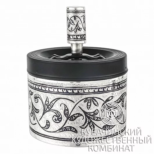 Пепельница серебряная
