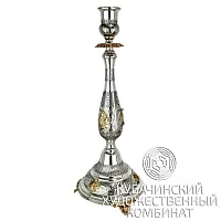 Подсвечник из серебра 925 пробы