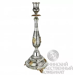 Подсвечник из серебра 925 пробы