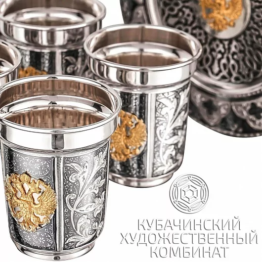Набор для алкоголя из серебра на 760 мл