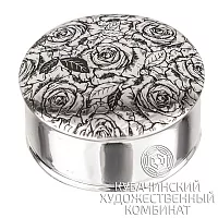 Таблетница серебряная