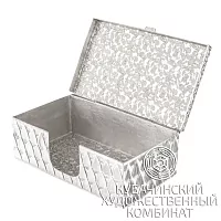 Визитница из серебра