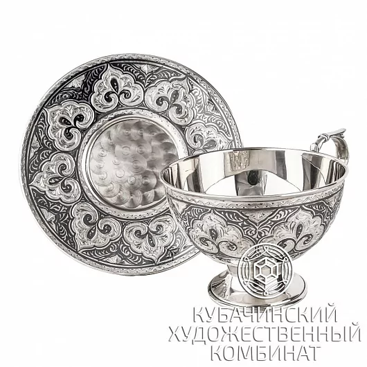 Кофейная пара из серебра