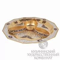 Менажница серебряная