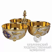 Менажница серебряная