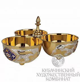 Менажница серебряная