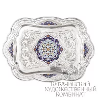 Поднос из серебра