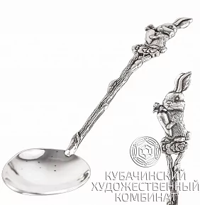 Ложка чайная из серебра 925 пробы