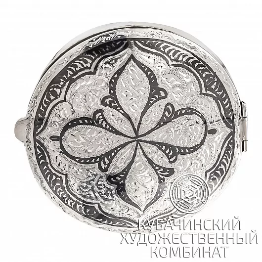 Таблетница из серебра 