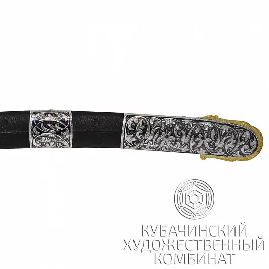 Сабля ручной работы из серебра