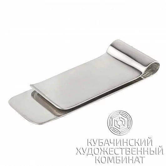 Зажим для денег из серебра