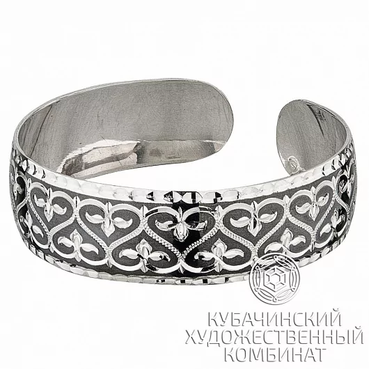 Браслет из серебра «Крылатое сердце»