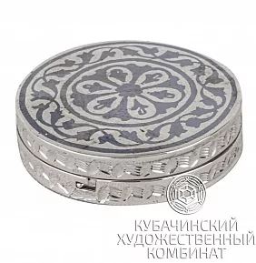 Таблетница из серебра
