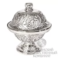 Икорница из серебра 925 пробы на 115 мл